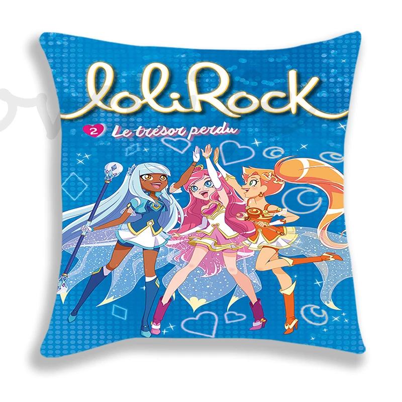 LoliRock Pillow Case Cartoon Cushion Covers Sofa Bed Home Decorative Pillow Covers Single-Sided Printed Kids Pillowcase 45*45cm