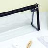 Clr Pencil Case Large Capacity Waterproof Portable Minimalist PVC Transparent Pen Bag for Stationery Cosmetics