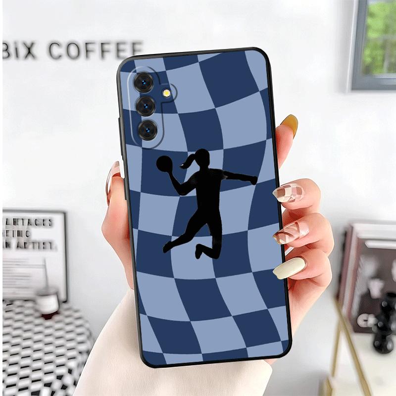 Handball Sport Soft Phone Case for Samsung A17 A37 A57 A16 A26 A36 A56 A15 A25 A35 A55 A14 A24 A34 A54 A13 A23 A33 A53 A52 A12