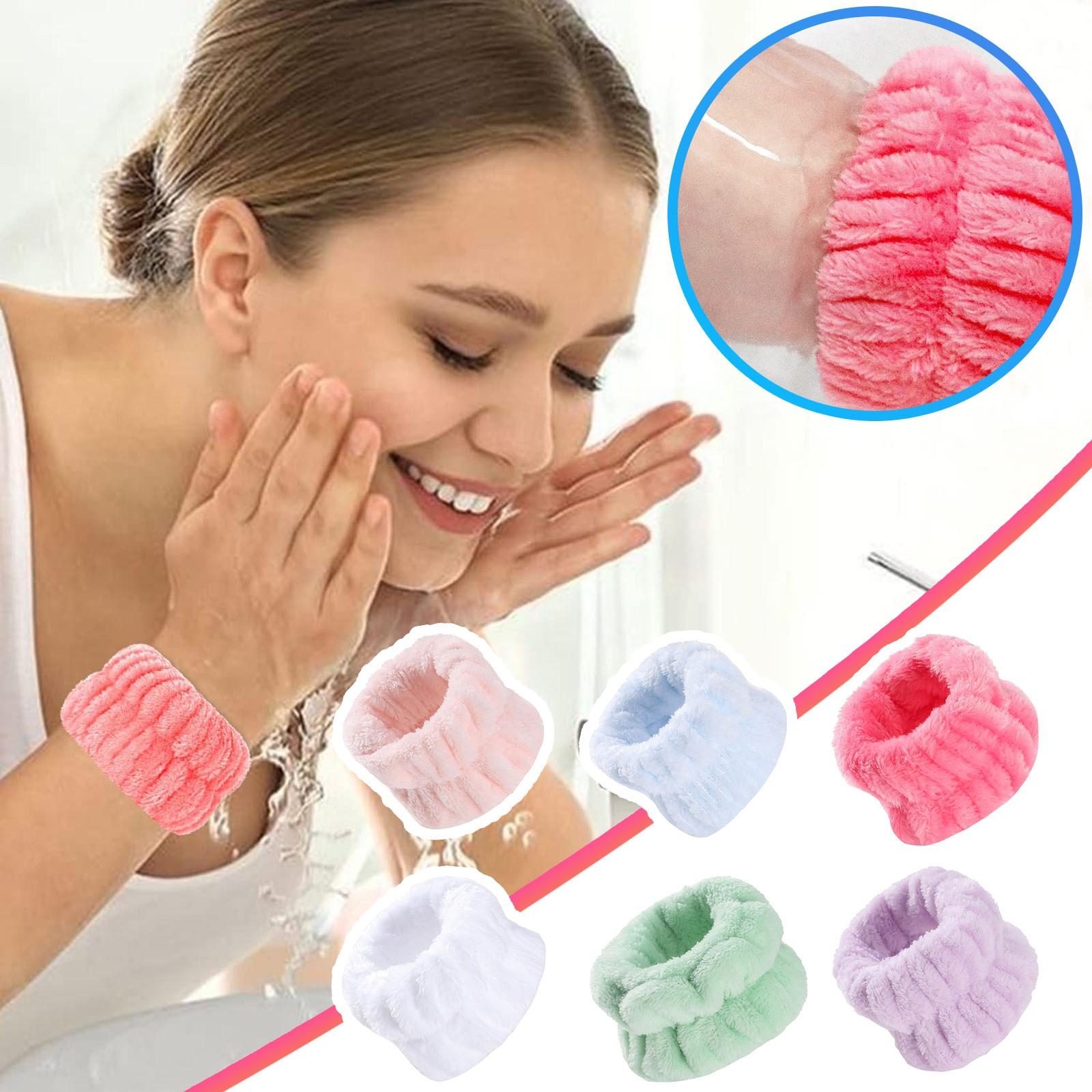 

Wrist Washband Wrist Wash Towel Band Washing Face Absorbent Wristbands Sweatband