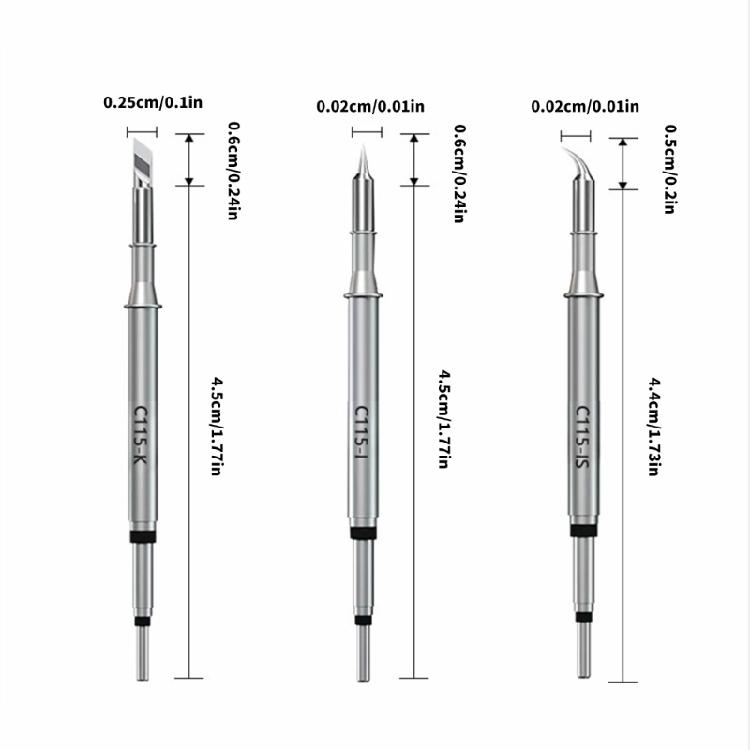 Premium C115 Series Soldering Iron Tip For Quick Controller Repair On Mobile Phone Motherboard PCB