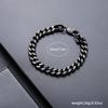 Fashion Cuban Chain Bracelet Men Black Snake Bone Link Braslet Boyfriend Gift Hiphop Cool Biker Hand Accessories Wrap Braclet