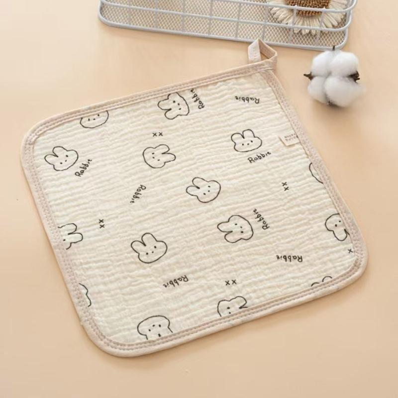 Cotton Drooling Bib Mouth Cloth For Baby Gentle On Skin Machine Washable Saliva Towel Newborns Feeding Accessories