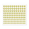 10 Sheets with Adhesive Backing Face Eye Jewels Sticker DIY Crystal Gem Sticker  Gift Decor