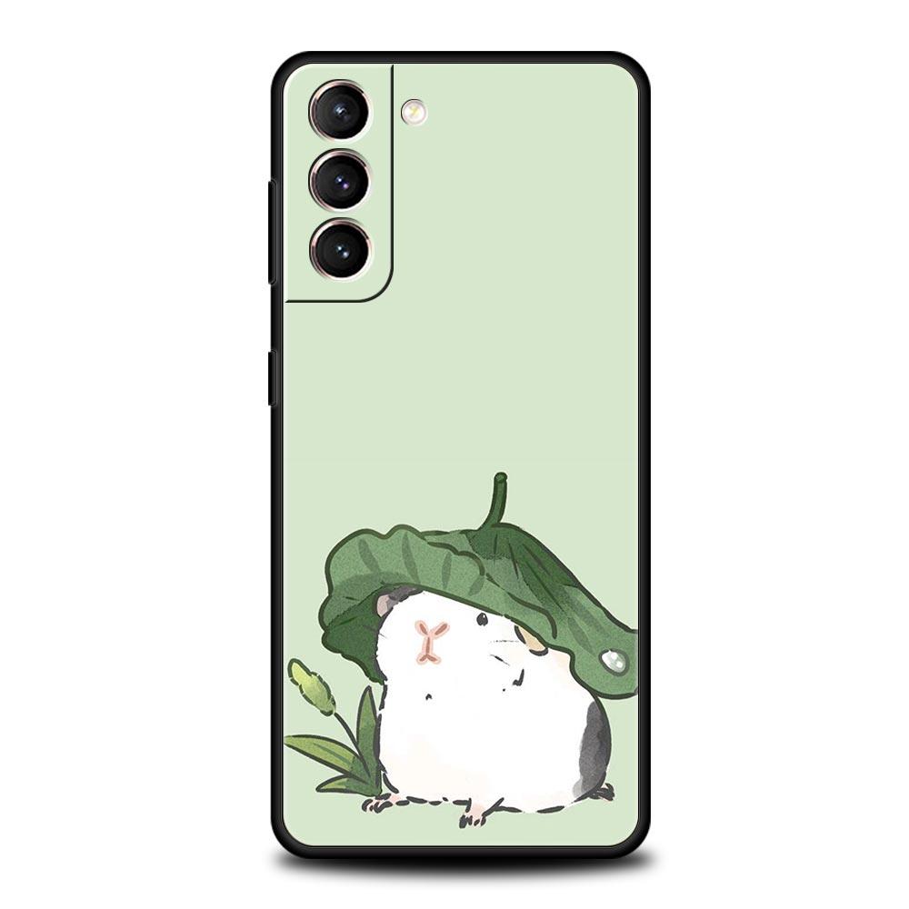 Animal Guinea Pig Cavy Cute Phone Case For Samsung Galaxy S25 Edge S24 S23 S22 S21 Ultra S20 FE 5G S10 S10E S9 Plus TPU Cover