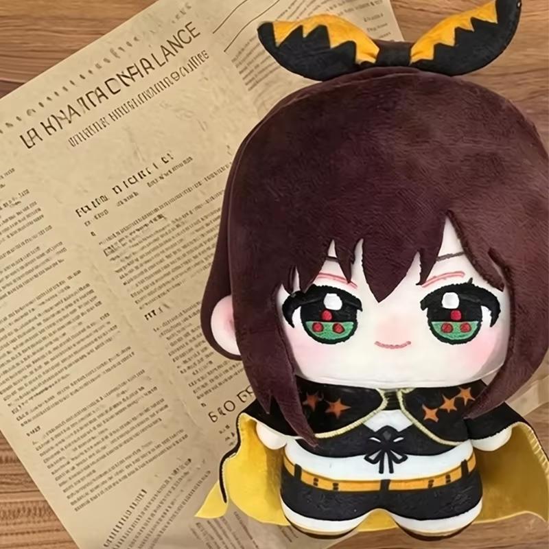 10cm Anime Shaula Natsuki Subaru Plüschpuppe Re:Zero - Starting Life In Another World Cosplay Plüschtier Anhänger Sammelgeschenk 10cm black
