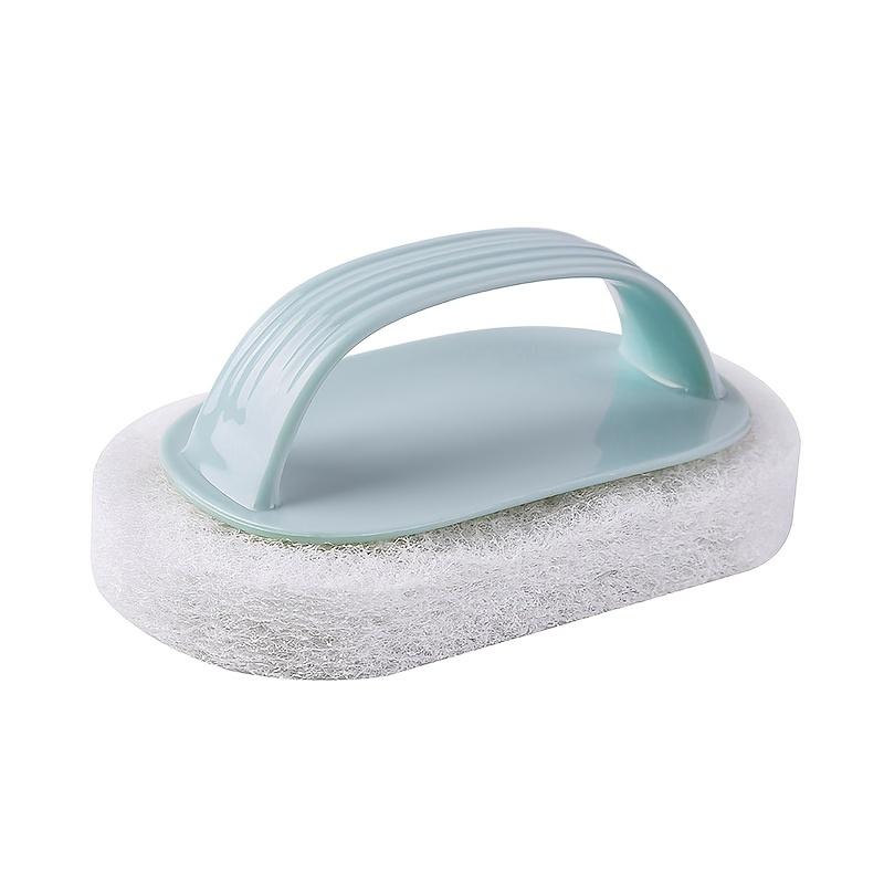 

1PC Equipped with a handle, powerful cleaning bathtub brush, bathroom cleaning brush, striped magic sponge wipe