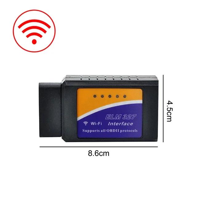 Auto Diagnose OBD2 Scanner ELM327 Detektor Code Lesegerät Werkzeug V1.5 WIFI Bluetooth OBD 2 für IOS Android Auto Scan Reparaturwerkzeuge