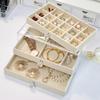 Three-Layer Acrylic Jewelry Box with Anti-Oxidation and Large Capacity Storage for Rings