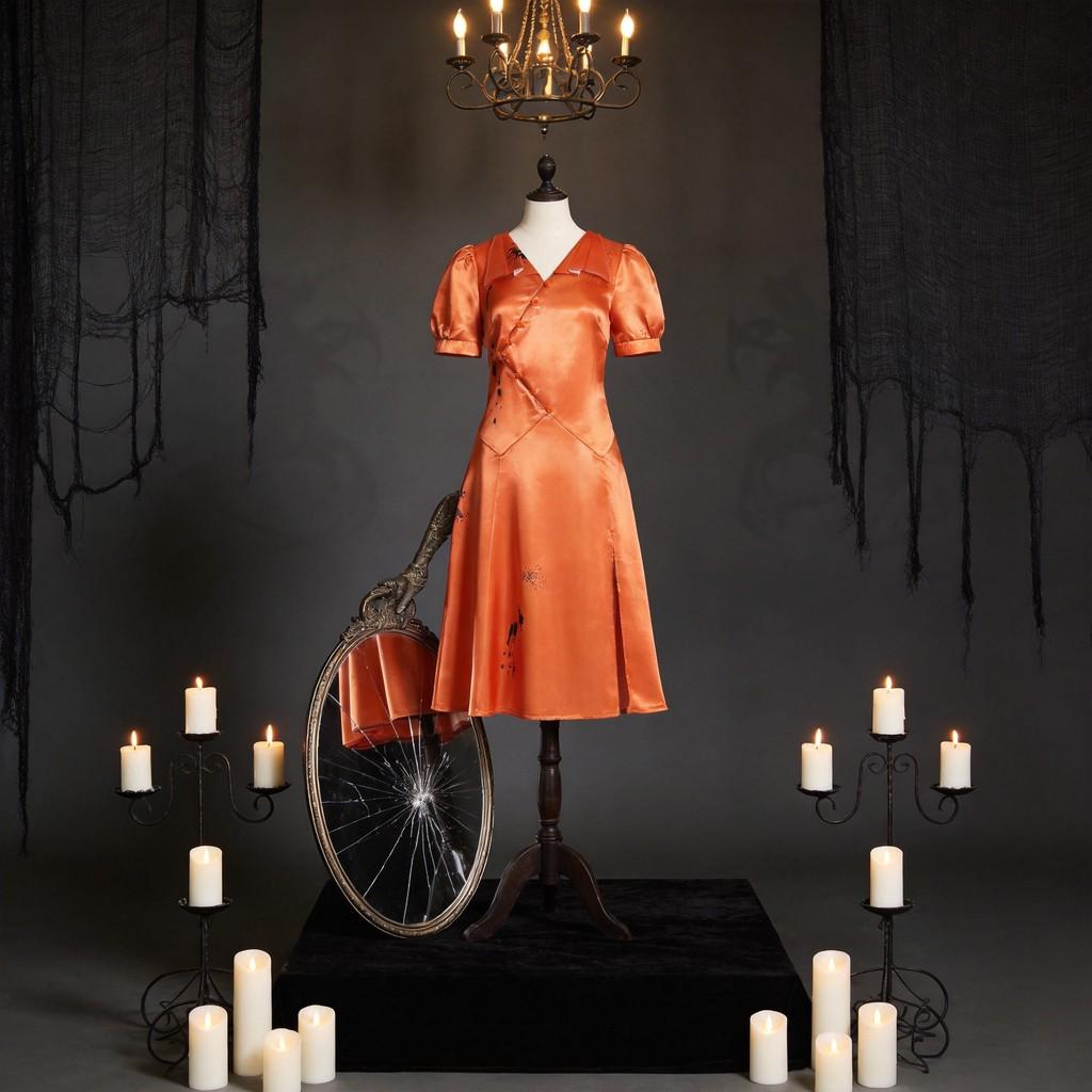 The Bride Halloween Costume With Satin Fabric For Cosplay Anime Role Play And Cosplayer