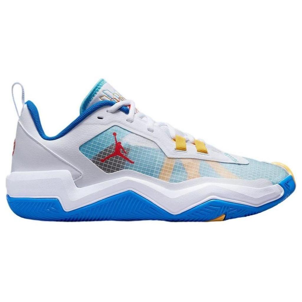 Pánské tenisky Air Jordan One Take 4 Bílá Lagoon Pulse Zlatá Chile-Red DO7193-164