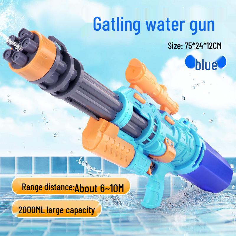 Kids’ XL High-Pressure Gatling Water Gun for Beach Battles