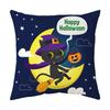 Halloween Series Pumpkin Cushion Pillow Cover Printed Pillow Cover Cushion Cover Holiday Gift