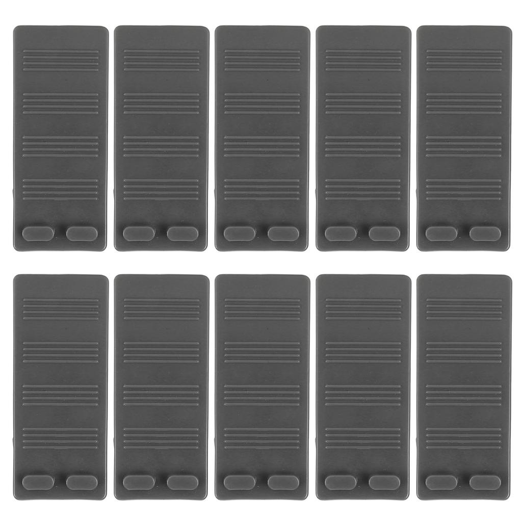10pcs Door Stopper Slip Resistant Stackable Flexible Windproof TPR Door Stop for Home School Office Type 2