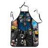 Funny Printing Apron For Kitchen Cleaning Polyester Waterproof Cooking Chef Cooking Gift For Adults