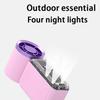 Portable Mini Handheld Pocket Fan With Led Display Usb Rechargeable 100 Speed Adjustable Fan