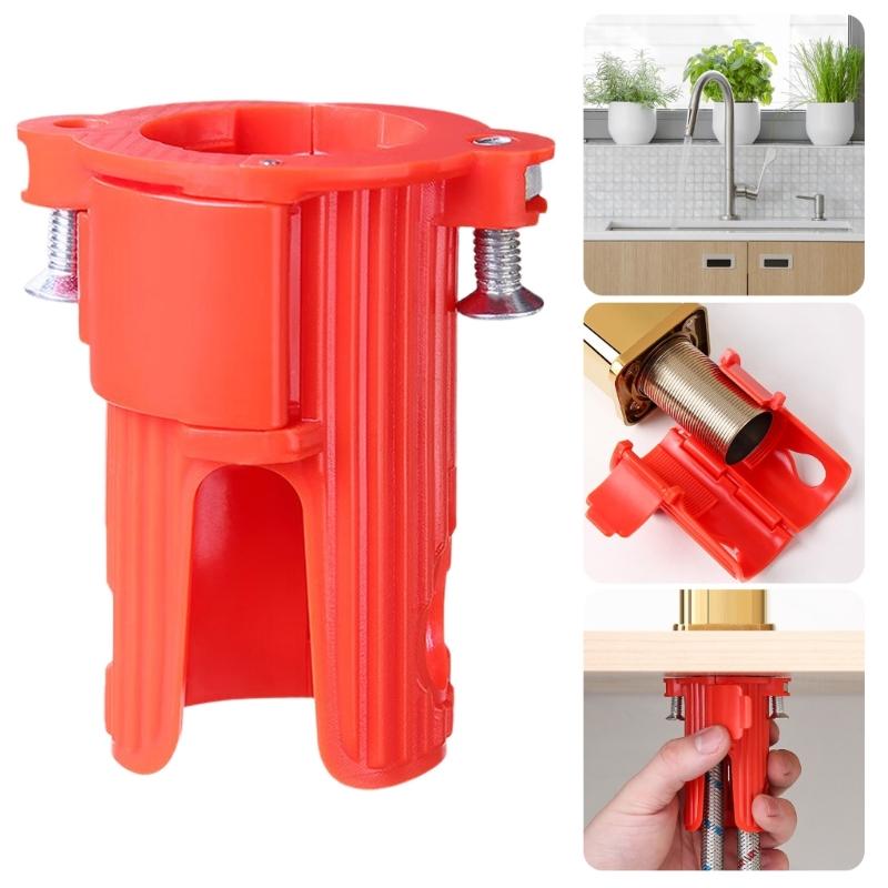 Double Reinforced Quick Install Faucet Stabilizers Not Loose Nut Sink Mounting Nut Easy to Use for Kitchen Sink Bathroom