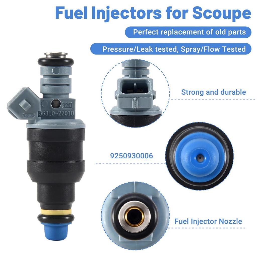 2Pcs/Lot Fuel Injector Nozzle for Hyundai Accent Scoupe LS 1.5L 9250930006 35310-22010 3531022010