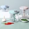 Grinder Manual Pull Cord Food Chopper for Garlic Ginger Peppers Onion Puree
