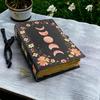 Moon Phase Mediation Notebook Handmade Leather Journal for Men And Women Moon Lover Journal Book Of Shadows Vintage Deckle Paper