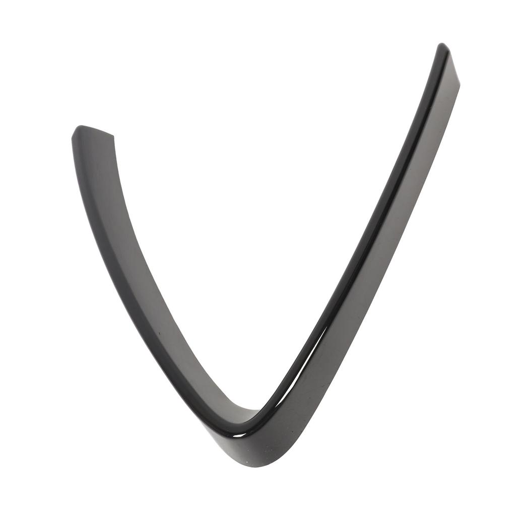 Stoßstangengrillverkleidung, V-förmiger Rahmen, Dekoration, hellschwarz, Ersatz für Alfa Romeo Stelvio 2017 bis