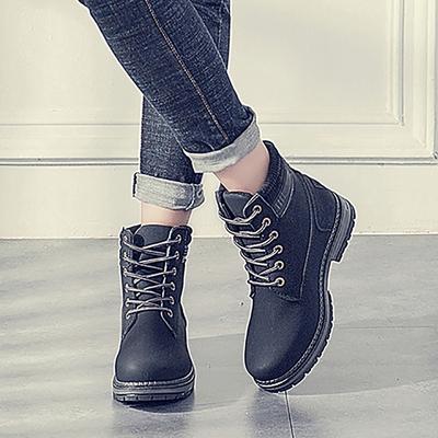 Women's Boots Winter Leather Shaft Warm Shoes Boots Shoes Boots Short Ankle Winter Boots Women's Women Womens Leather Boots Wide