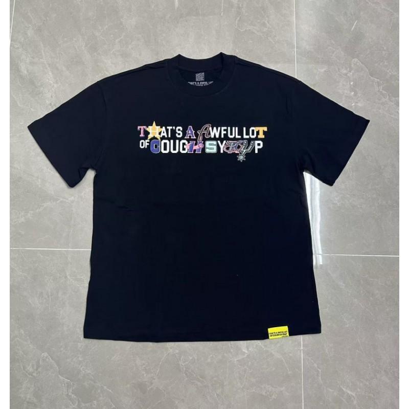 Premium 100% Cotton Crew Neck Short Sleeve T-Shirt Men Loose Fit Casual Print Tee 2025