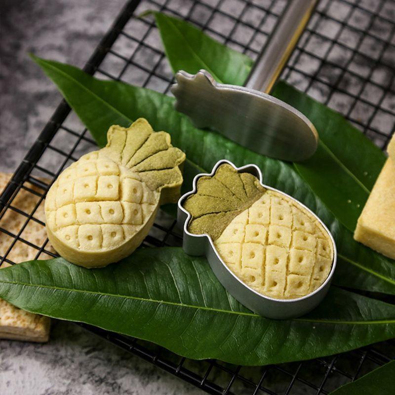  Biscuit Cutter Pressing Molds Set Metal Moon Cake Donut and Scone Molds for Handmade Training Cooking Baking Attachment