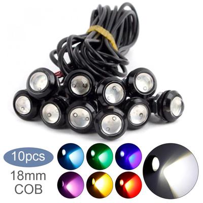10 Stück 18/23 mm Auto Eagle Eye Light DRL LED Tagfahrlicht Backup Parksignallampen