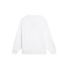 Lining Basketball Series Letter Print Casual Fleece Pullover Sweatshirt Unisex Tops Milk-White AWDSG95-1