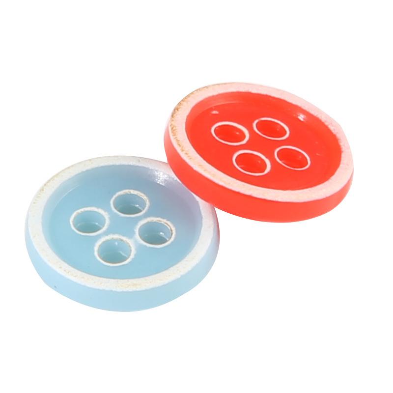 Boutons Urée Bord Brûlé Boutons de Chemise Colorés Boutons de Pull Ronds Vêtements Polyvalents Homme et Femme Accessoires Boutons de Chemise