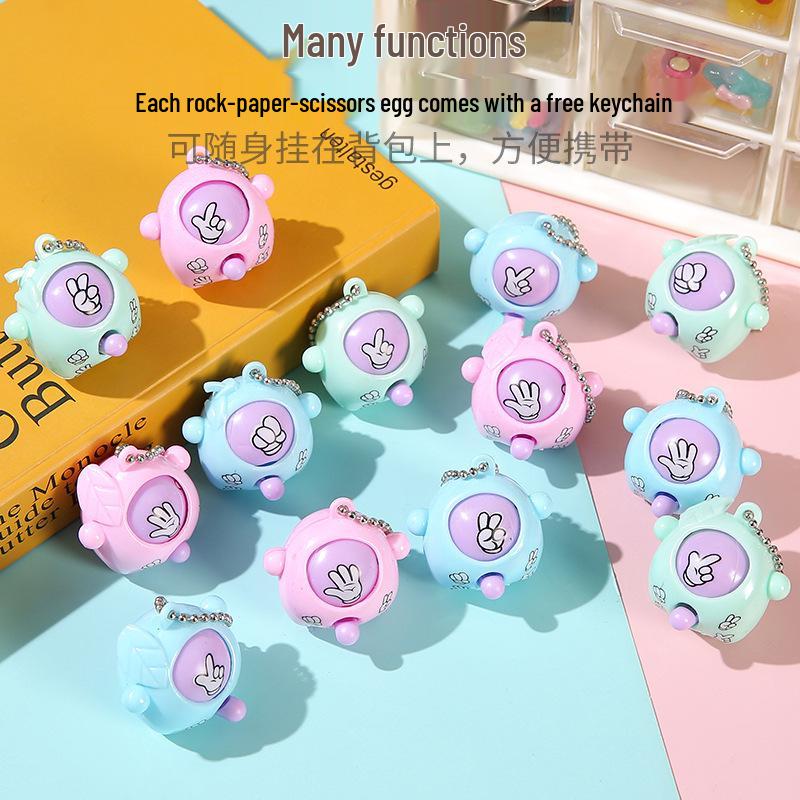 Mini Stein-Schere-Papier Ei Spielzeug - Faire Duell Geschenk für Kinder