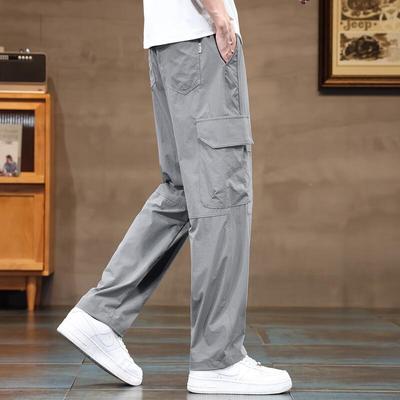 Men's Ice Silk Quick-Dry Stretch Workwear Casual Pants