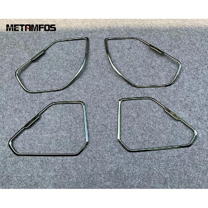 For Toyota Rav4 Rav 4 -2024 2025 Stainless Steel Door LoudspeakerAudio Speaker Cover Trim Interior Accessories Car Styling