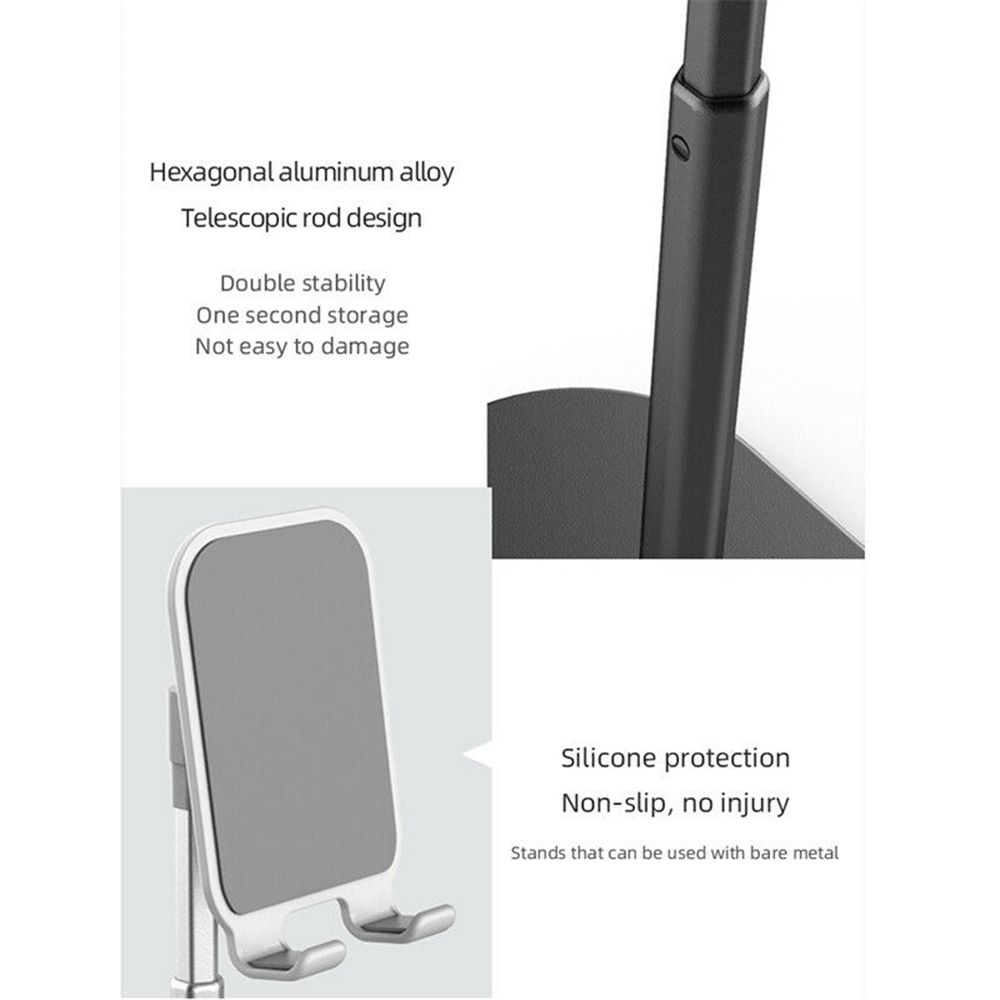 Live Video Aluminum Non Slip Mobile Phone Stand Adjustable Tablet Holder Desktop Mount