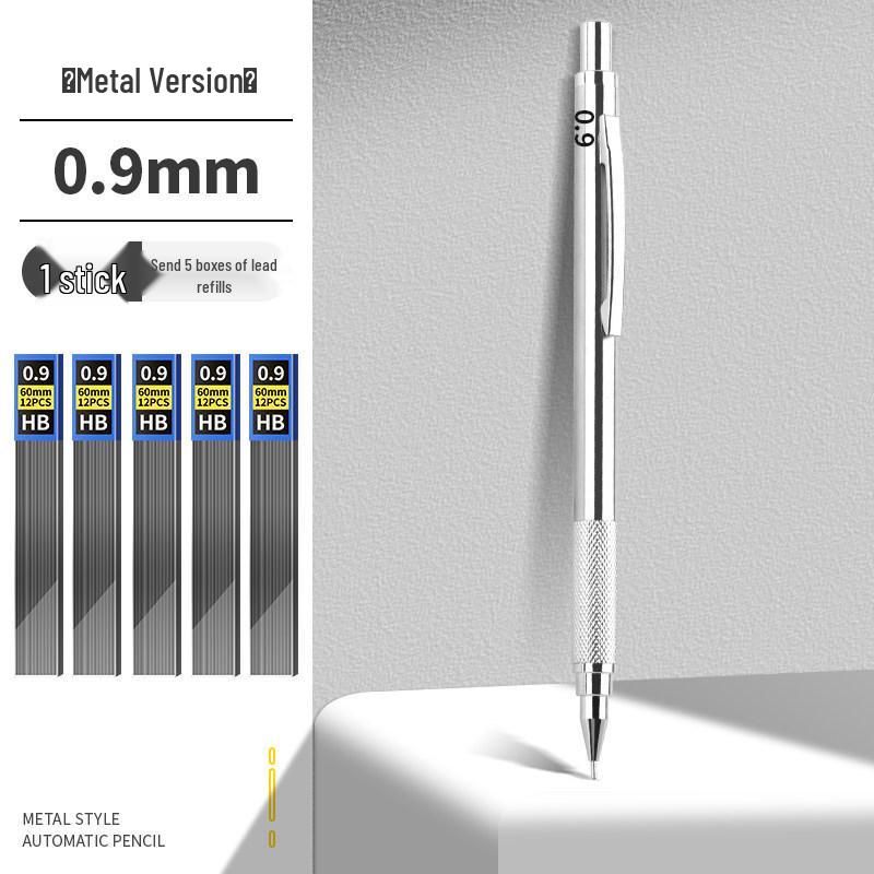 2.0 Metal Mechanical Pencil, Low Center of Gravity, No Sharpening Needed, Ideal for Drawing