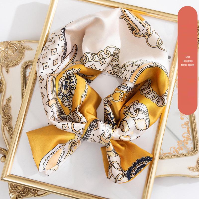 Korean Style Versatile Long Silk Ribbon Scarf