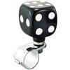 Lunsom Dice Handle Spinner Car Steering Parts Control Turning Helper for Universal Cars (Black & White)