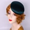 Wide Brim Fascinator Base Solid Color Mesh Hat Exquisite Masquerade Top Hat  Girl