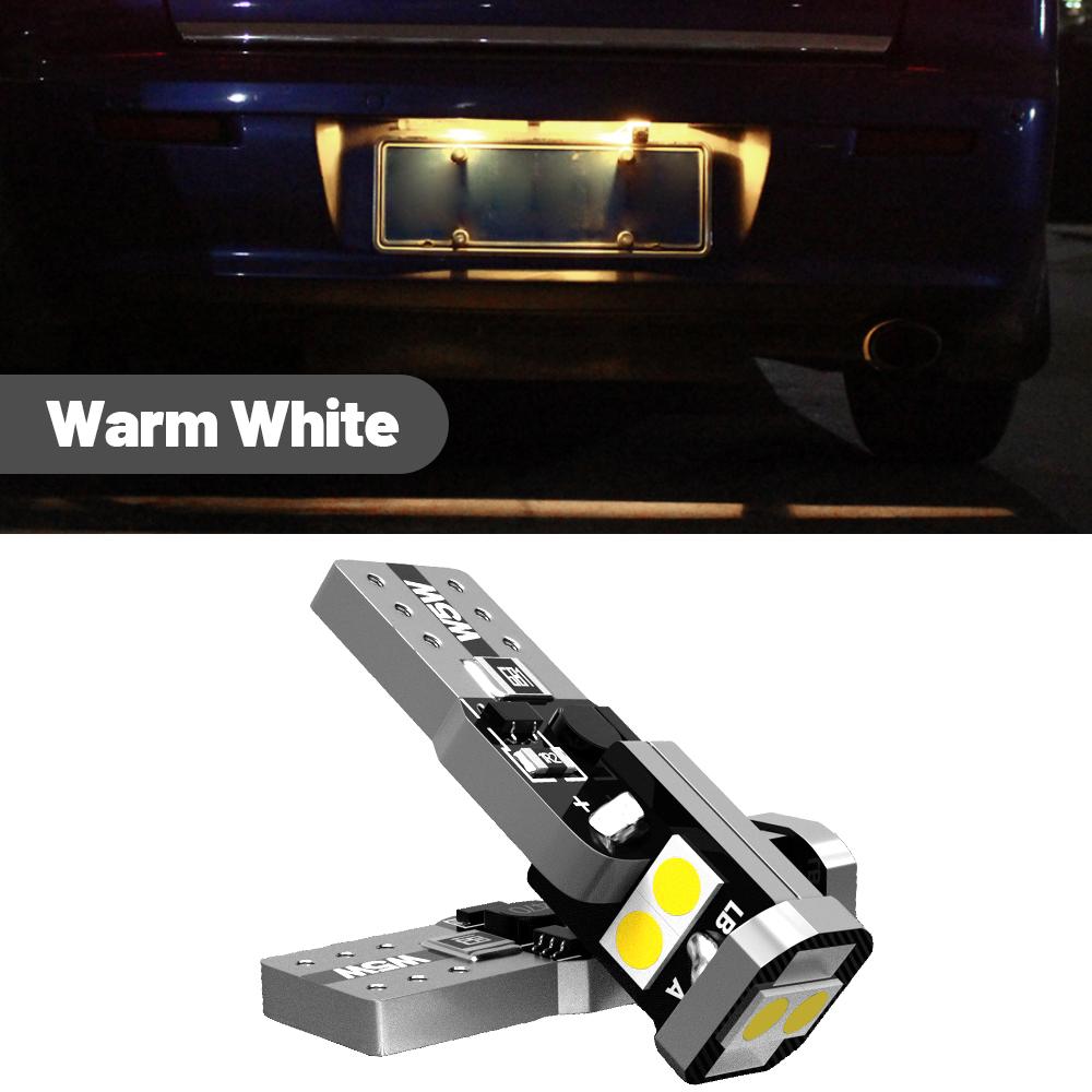 

2pcs LED License Plate Light For Dodge Grand Caravan 2000-2018 2001 2008 2009 2012 2013 2014 2015 2016 2017 Canbus Accessories 2000-2018 теплый белый