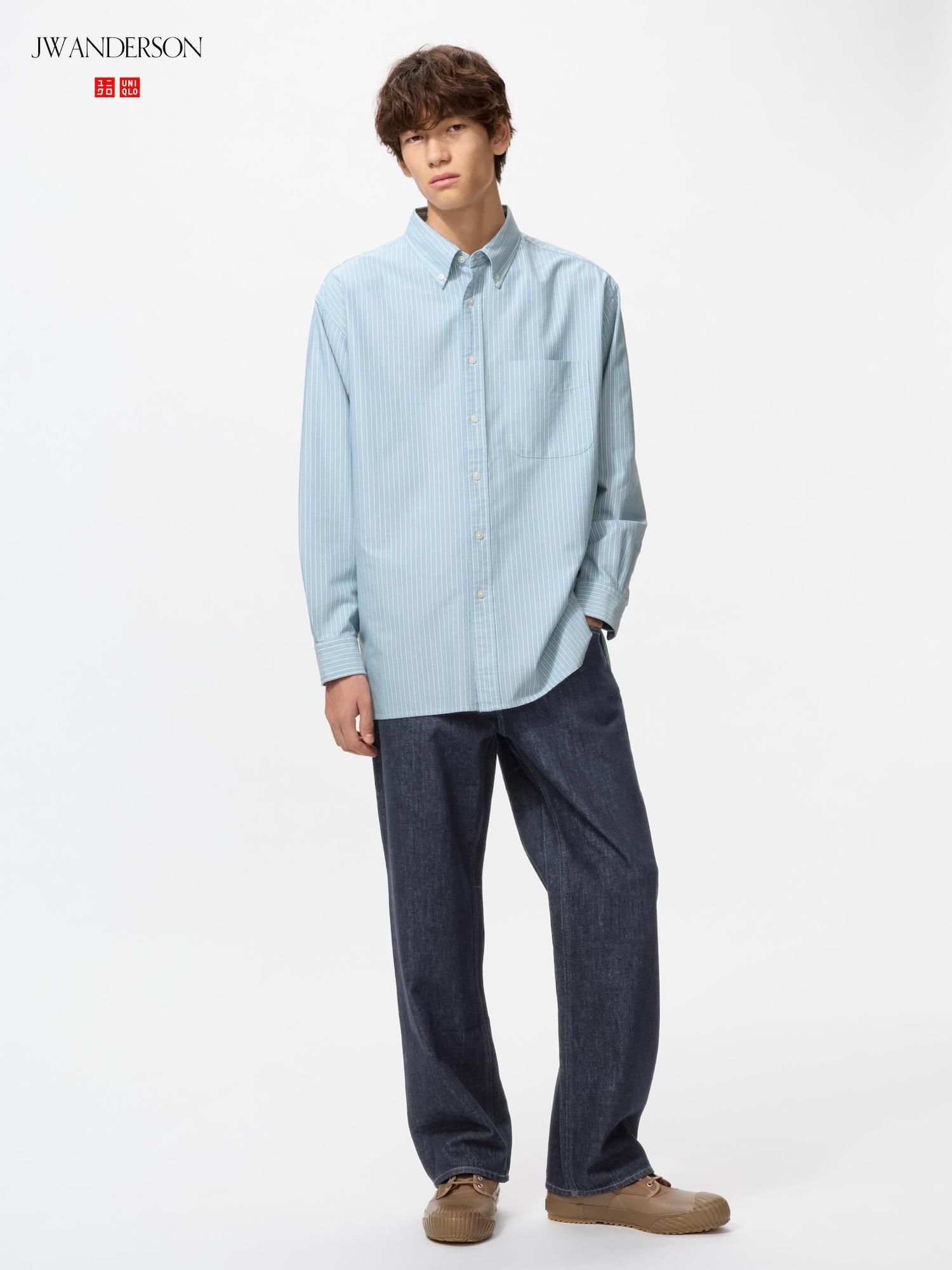 Прямые джинсы Uniqlo Japan 68 BLUE/27