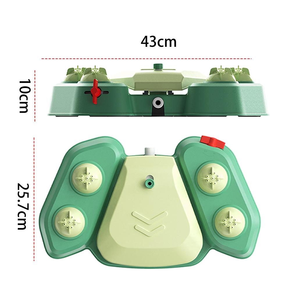 Dog Sprinkler Dog Water Fountain Adjustable Angle & Speed Step On Sprinkler Dog Water Dispenser Toy for Garden & Lawn Watering