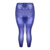Plus Size 3D Denim Butterfly Print Womens Elastic Waist Leggings Jeggings Pants