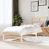 Vidaxl Bed Frame, 75X190 Cm, Solid Wood