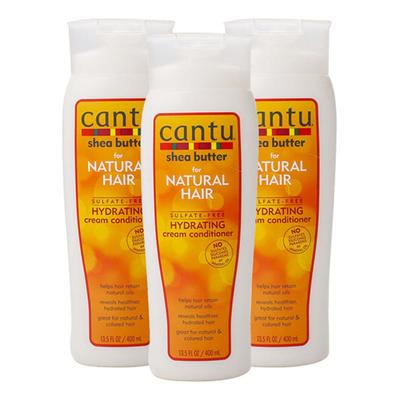 Cantu Shea Butter Hydrating Cream Conditioner, 400ml, 3 Packs