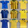 Brasilien Nationalmannschaft Fußball Trainingsshirt Retro Fußballtrikot Herren Damen Alle