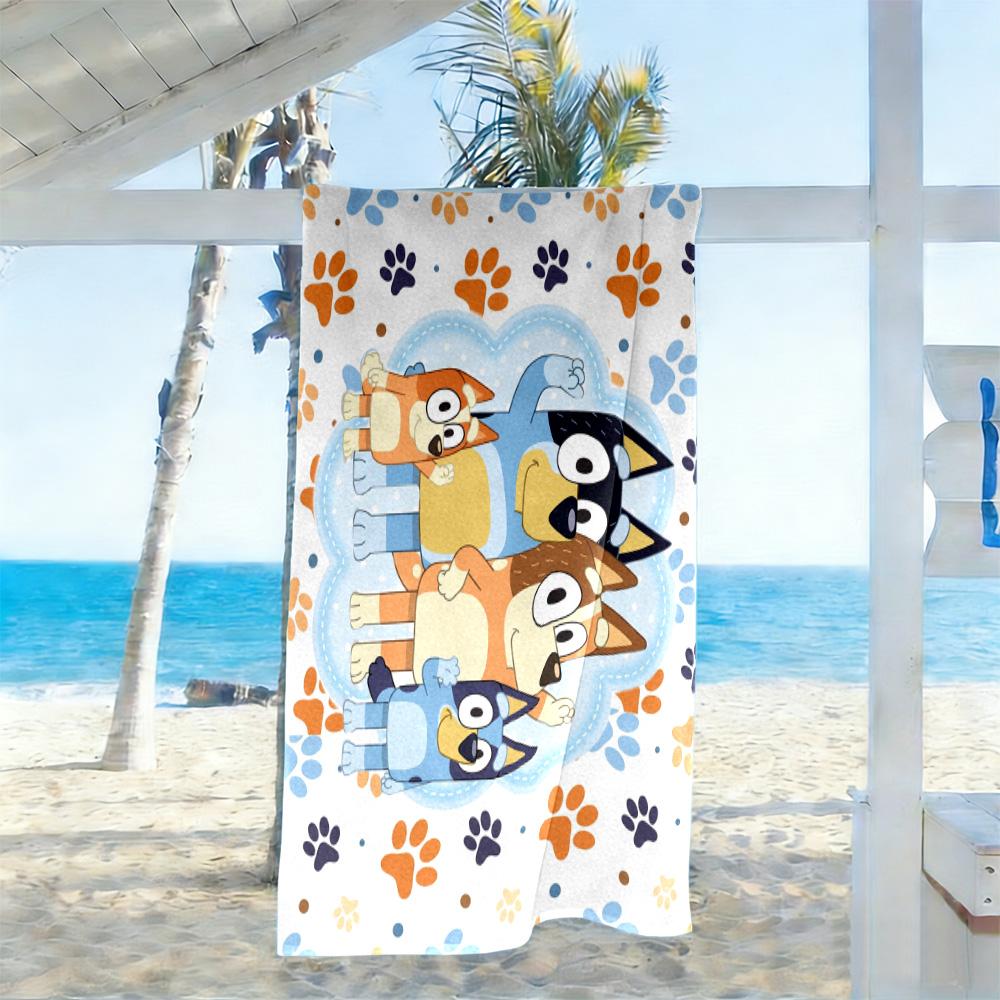 Fox Friends Adventure Beach Towel Super Soft & Absorbent Comfortable Lightweight