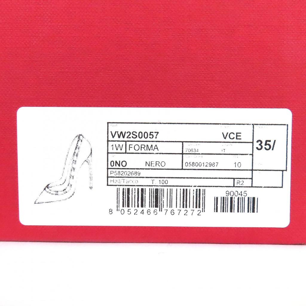 Valentino Garavani pumps Rockstud pointed toe leather black leather Women 35.5 Used