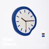 High-quality Nordic Minimalist Blue Wall Clock Design Retro Simple Atmospheric Clock Living Room Wall High-end