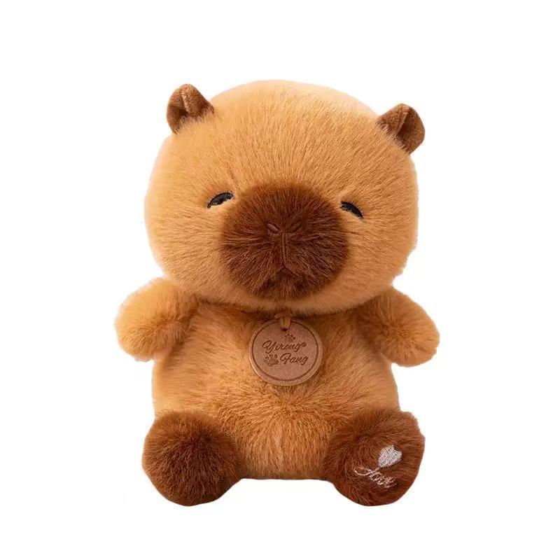 Panda Dinosaur Elephant Penguin Cartoon Animal Sitting Plush Pendant Doll